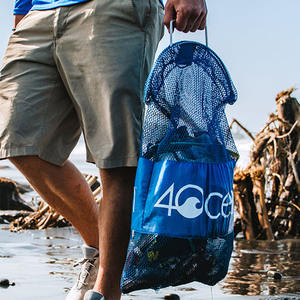 Grand <span class=keywords><strong>sac</strong></span> <span class=keywords><strong>poubelle</strong></span> de bateau en maille réutilisable Portable et personnalisé pour l'extérieur - Product Image 5