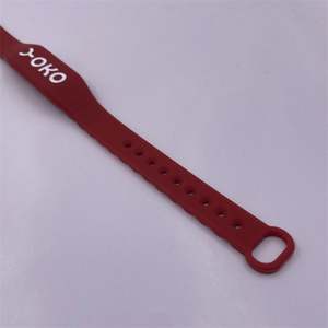 สายรัดข้อมือซิลิโคนกันน้ำแบบนูนลาย ปรับขนาดได้ พิมพ์โลโก้ตามสั่ง พร้อมชิป NFC และ RFID - Product Image 5