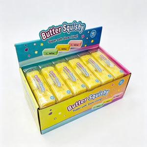 <span class=keywords><strong>Promo</strong></span> entrepôt USA : Jouet anti-stress réaliste en forme de beurre, non-réalissant, en gelée de pétrole, petit format 4oz, jouet à presser souple en forme de beurre - Product Image 5