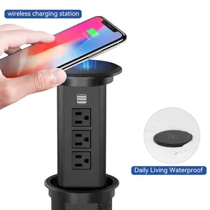 Wholesale Canada Mexico Kitchen Automated Smart Wireless Counter Top Pop Up Socket Bluetooth Socket