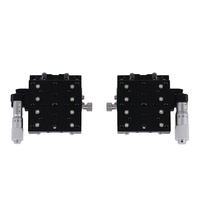 C&K Factory Price Sales X Axis 40*40mm Linear Stage X Axis for Optical Instruments Accessories Precision Adjusted Manual Stage