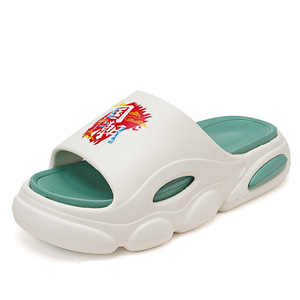 Chanclas Unisex Negras con Suela Gruesa, Diseño de Punta Abierta, Cómodas para Usar en la Playa o al Aire Libre en Verano - Product Image 5