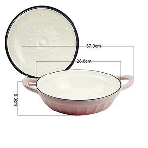 Meilleures ventes de chauffe-plats <span class=keywords><strong>en</strong></span> <span class=keywords><strong>fonte</strong></span> émaillée isolés et sains pour la cuisson à domicile <span class=keywords><strong>en</strong></span> argile et <span class=keywords><strong>en</strong></span> céramique - Product Image 6