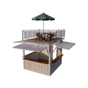 Bar à café mobile personnalisé, disponible en trois versions pour les cafés à fenêtres, avec conteneurs mobiles de <span class=keywords><strong>10</strong></span> et 20 pieds - Product Image 2
