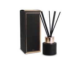 Boîte pour diffuseur de parfum, conteneur d'emballage créatif et pliable sur mesure avec fenêtre découpée