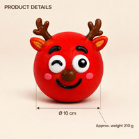 Jouet Squishy de Noël DIY en forme de dessin animé, jouet anti-stress, jouet à presser amusant qui change de visage, jouet sensoriel TPR à presser, cadeaux de Noël