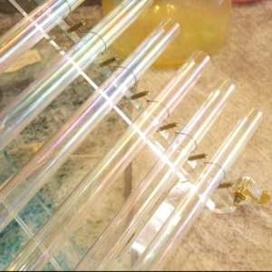 ZHQH 99.99% <span class=keywords><strong>Harpe</strong></span> en cristal chantant à quartz pur 8 notes Son sacré de haute pureté <span class=keywords><strong>Harpe</strong></span> en cristal 440hz et 432hz avec étui de transport - Product Image 3