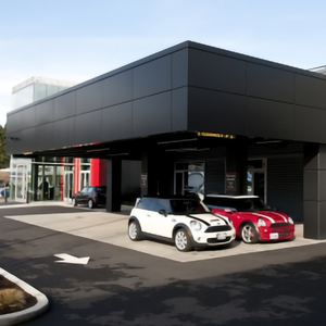 Tấm ốp mặt dựng nhôm composite chất lượng cao màu đen mờ, tấm kim loại ACM - Product Image 4