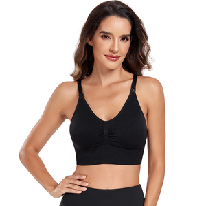 Reggiseno per <span class=keywords><strong>allattamento</strong></span> <span class=keywords><strong>al</strong></span> <span class=keywords><strong>seno</strong></span> aperto e taglia all'ingrosso maternità <span class=keywords><strong>gravidanza</strong></span> senza soluzione di continuità senza fili per le donne - Product Image 4