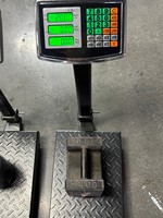 Báscula Digital Electrónica Industrial Impermeable de 150-500 kg, Plataforma de Acero para Pesaje en Banco, Precisión de 50 g, Pantalla LCD, OEM, ODM