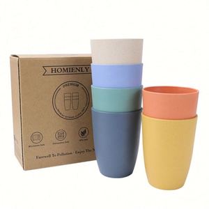 Offre Spéciale : Ensemble de 6 Tasses en Fibre de Blé Écologique - Product Image 1