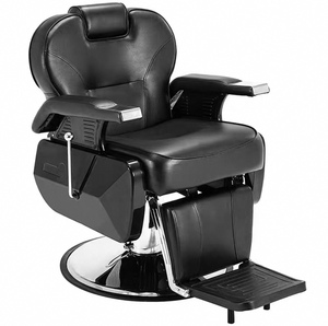 Silla de Barbero Hidráulica de Alta Resistencia Estilo Antiguo para Salón de Belleza, Muebles Contemporáneos de Cuero PU, Juego de Muebles de Salón de Lujo de 70 Piezas, Venta al Por Mayor Zs - Product Image 1