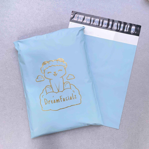 Enveloppes en polyéthylène de haute qualité 10x13 pouces, imprimées sur mesure avec logo rose, pour l'expédition de vêtements - Product Image 6