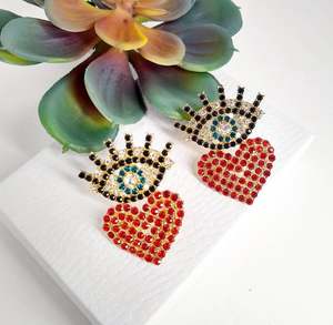 Pendientes de Moda con Cuentas de Semillas - Product Image 1