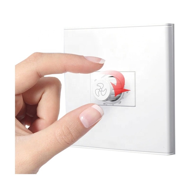 86 Type Ceiling Universal Fan Adjustment Stepless Speed Controller 15W-200W Fan Switch Wall Panel 220V White Controller Governor