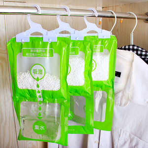 Hanging Wardrobe Dehumidifier Bag Moisture Absorbing Desiccant For Home Clothes Storage Indoor Use - Product Image 1