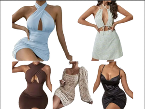 Yl liquida la venta al por mayor de ropa de mujer, incluyendo vestidos casuales y camisetas, que se distribuirán al azar. - Product Image 3