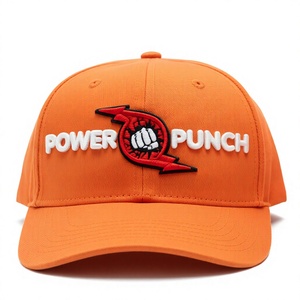 Casquette de baseball unisexe pour adultes POWER PUNCH, nouvelle équipe de basketball, cool, bicolore, 5 panneaux, polyester/coton, imprimé animal, logo brodé 3D - Product Image 1