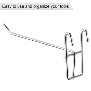 Factory Wholesale Metal Wire Mesh Display <b>Hooks</b>,grid <b>Wall</b> Hanging <b>Hooks</b> - Product Image 3