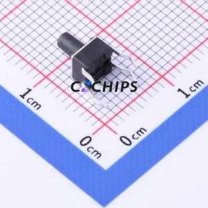 TSC016A06526A Tactile Switch Through hole Component (THT)-4P,4.5x4.5mm Switch Round Button 2.6N Through Hole 4.5mm - Product Image 2