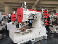 Machine à coudre industrielle VMA à entraînement direct, haute vitesse, à lit plat, pour la fabrication de vêtements