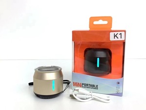 Mini Portable <b>Speaker</b> RGB LED Light <b>Wireless</b> Audio <b>Speaker</b> Carry Strap for Party Outdoor Use - Product Image 2