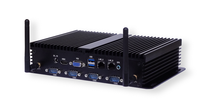 Mini PC Industrial sin Ventilador OEM/ODM, Computadora Integrada con Aleación de Aluminio, GPIO, RS232, RS485, LAN Dual, Intel Core I3, I5, I7