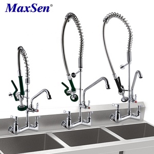 Source Factory Commercial Prerinse Faucet With Pull Out Sprayer High Arc Prerinse Faucet