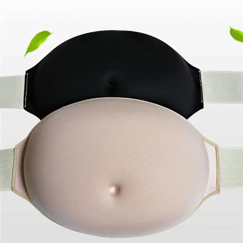 Memory foam filling costumes customized 1-3 months bump artificia belly pregnancy fake pregnant belly