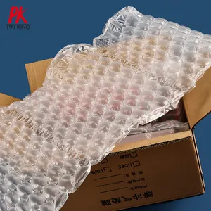 Inflatable shockproof Custom Printed air cushion bubble film plastic packing bag film for protective