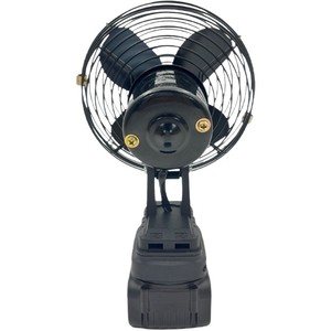 공장 직판 8인치 산업용 마키타 스타일 브러시리스 모터 LED 조명 무선 팬 플라스틱 건설 현장용 - Product Image 5