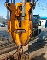 Moteur de machine à repiquer les arbres hydraulique BONOVO de qualité supérieure pour chargeuses compactes (3-25 tonnes) Modèles BTS60-BTS120 Boule de racines de 0,1-0,6 m
