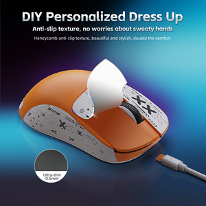 HXSJ-T68Pro 3D 3-Mode <span class=keywords><strong>Mouse</strong></span> da gioco leggero ergonomico 500mAh ricaricabile PAW3311 ottico E-Sport <span class=keywords><strong>Mouse</strong></span> con <span class=keywords><strong>USB</strong></span>-<span class=keywords><strong>C</strong></span> per Laptop - Product Image 5