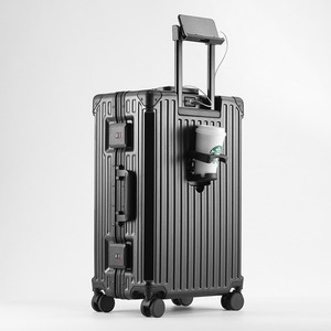 Maleta Rígida para PC con Elegante Diseño y Marco de Aluminio - Resistente Maleta con Ruedas Giratorias de 20/24 Pulgadas para Viajeros Modernos - Product Image 1