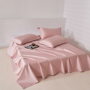 Parure <span class=keywords><strong>de</strong></span> lit haut <span class=keywords><strong>de</strong></span> gamme en coton à fibres longues, 100 fils, drap, taie d'oreiller et <span class=keywords><strong>housse</strong></span> <span class=keywords><strong>de</strong></span> <span class=keywords><strong>couette</strong></span>, couleur unie, pièce unique - Achetez-en une, obtenez une livraison gratuite - Product Image 1