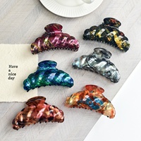 Nouvel Arrivage Pince à Cheveux Élégante en Forme de Croissant Dégradé, Accessoire pour Chignon Arrière de la Tête pour Femme, Logo Personnalisé