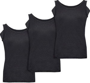 Paquete de 2 Camisetas sin Mangas, Cuello Redondo, Secado Rápido, Tejido de Algodón y Poliéster, Estilo Deportivo y Urbano - Product Image 3