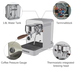 <span class=keywords><strong>Cafetera</strong></span> de estilo italiano, <span class=keywords><strong>Cafetera</strong></span> Espresso comercial, Máquina exprés automática, eléctrica para tiendas de <span class=keywords><strong>acero</strong></span> <span class=keywords><strong>inoxidable</strong></span>/coches - Product Image 3