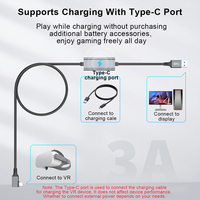 Cable de Datos USB 3.0 de Alta Velocidad ULT-unite, 5Gbp, Tipo C, en Forma de L, USB A a C, Cargador en Ángulo Recto, Cable VR de 90 Grados, Tipo C, 7 Metros de Largo