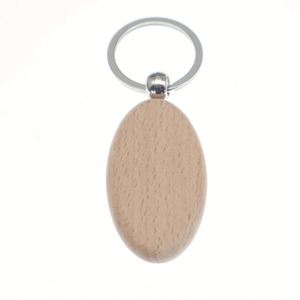 Porte-clés en bois personnalisés Ys65 avec logo, porte-clés en bois de hêtre, porte-clés en bois pour sublimation, supports vierges pour gravure laser de logo - Product Image 4