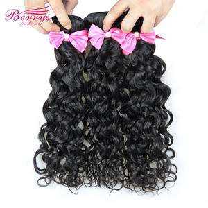 All'ingrosso capelli umani vergini estensioni ricci onde d'acqua malaysiane fasci doppia trama senza spargimento nessun groviglio facile da colorare - Product Image 3