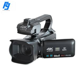 18X Zoom numérique 4K caméscope caméra vidéo HD Auto Focus Vlogging caméra pour <span class=keywords><strong>YouTube</strong></span> 64MP 60FPS WiFi Webcam 4 "écran tactile - Product Image 1