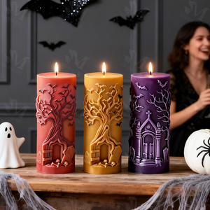 <span class=keywords><strong>Candele</strong></span> Profumate a Forma di Teschio N-195, Fatte a Mano, Ecologiche in Cera di Soia, <span class=keywords><strong>Candele</strong></span> di <span class=keywords><strong>Halloween</strong></span>, Articoli Decorativi per la Casa e Regali - Product Image 1