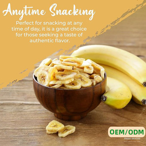 Croustilles de bananes biologiques croustillantes, collations sucrées et salées, faible teneur en sucre, certifié halal sans OGM, fruits frits sur mesure, fournisseur fiable - Product Image 6