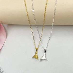 Collane abbinate per coppie, mignolo promettono collane di coppia abbinate, collana con ciondolo a cuore di coppia per lui e lei - Product Image 6