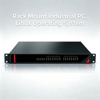 Precio al por Mayor, Computadora Integrada de 1U y 19 Pulgadas para Montaje en Rack, PC Industrial ARM sin Ventilador, PC Integrado en Caja, RS485 CAN, 2 Gigabit, OEM