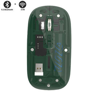 New Design USB+Type-c Wireless <b>Mouse</b> Rechargeable Transparent RGB 2.4G Mini <b>Mouse</b> Clear <b>Computer</b> Office <b>Mouse</b> - Product Image 1