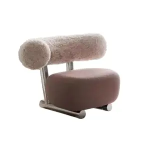 Bc062 vải Chaise phòng chờ Chaise phòng chờ giá rẻ Chaise phòng chờ tím đen da trắng cổ màu xanh OEM tinh thể phòng