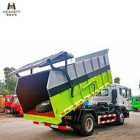 Camion de ramassage de déchets compressés scellés HEAVSTY 3950/4500, empattement 19 m³, boîte de vitesses manuelle, moteur diesel Euro 6 Dongfeng D9 4x2