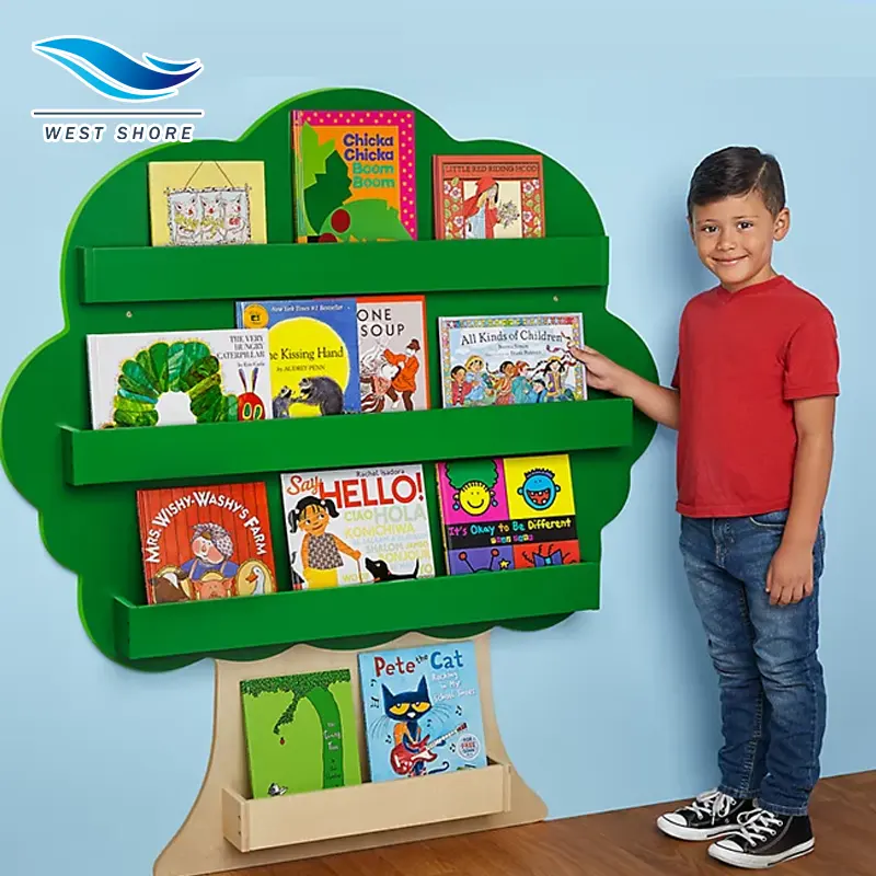 Scaffale per libreria in legno per mobili per bambini per una facile organizzazione e scaffale per libri in legno facile montaggio scaffale per libri per bambini